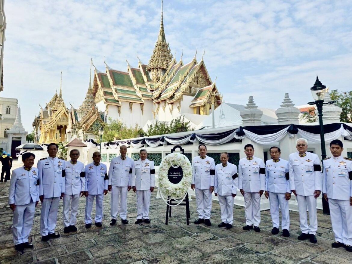คณะผู้บริหารสมาคมวิเทศพาณิชย์ไทย-จีน เดินทางเข้าร่วมประกอบพิธีอันศักดิ์สิทธิ์และทรงเกียรติ เพื่อถวายความจงรักภักดีต่อ “แม่ของแผ่นดิน”